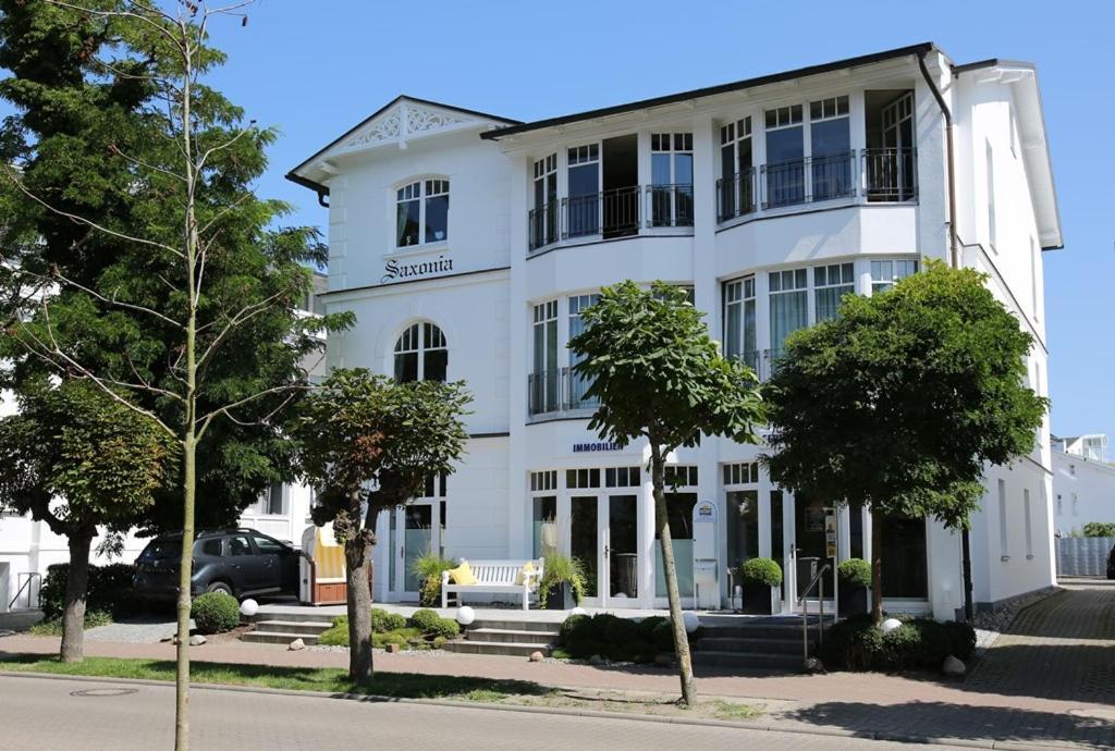 Strandnahe Und Zentral Gelegene Fewo, Hund Willkommen, Haus Saxonia, Binz Esterno foto